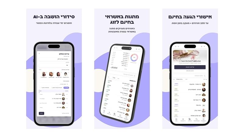 ארגון וניהול אירועים - הכירו את WedPlanner: כל הכלים לארגון החתונה במקום אחד